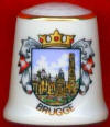 ESCUDO DE BRUJAS, CAPITAL DEL FLANDES (MI HIJA VIRGINIA)