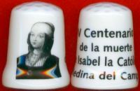 DEDAL CONMEMORATIVO DEL V CENTENARIO DE LA MUERTE DE ISABEL I LA CATLICA (1451-1504) MURI EN EL CASTILLO DE LA MOTA DE MEDINA DEL CAMPO
