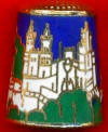 CASTILLO DE COLOMARES, MEDIEVAL, BENALM�DEMA (M�LAGA) POPULARMENTE CONOCIDO COMO CASTILLO DE LAS �GUILAS - DEDAL DE CLOISONN�
