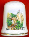 CASTILLO DE GUADALEST  (ALICANTE) DE ORIGEN MUSULM�N - SE LEVANTA SOBRE UN PE�ASCO, AL QUE S�LO SE PUEDE ACCEDER POR UNA GRIETA HABILITADA COMO PUERTA, EN LA CIUDAD MEDIEVAL