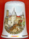 CARCASONA - EL CASTILLO S.XII Y MURALLAS DE LA CIT� , SON PATRIMONIO DE LA HUMANIDAD DESDE 1997 (M� CARMEN COSTART, DE GIRONA)