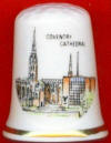 CATEDRAL DE COVENTRY (INGLATERRA) DESTRUIDA CASI TOTALMENTE  POR LOS BOMBARDEOS ALEMANES EN 1940 - S�LO QUEDAN ALGUNOS PILARES Y MURALLAS
