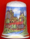 CATEDRAL DE STA. MAR�A Y LA IGLESIA DE SAN SEVERINO. ERFURT (ALEMANIA) EST�N SITUADAS ENCIMA DE UNA COLINA