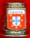 ESCUDO DE CEUTA, CIUDAD AUTONMA - DEDAL DE METAL