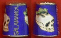 CALAVERA DE LA FACHADA DE LA UNIVERSIDAD DE SALAMANCA - SOPORTA UNA RANA ENCIMA, SMBOLO DE LA LIJURIA