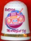 LOGO DE RADIO MARGA DJ - UNA IDEA DE GLORIA, DE ALICANTE