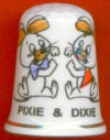 PIXIE & DIXIE, LOS RATONES DE LA SERIE "PIXIE & DIXIE Y MR. JINKS" DIBUJOS DE HANNA-BARBERA DE LOS AOS 60