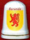 ESCUDO DEL APELLIDO BARANDA - LINAJE CASTELLANO