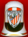 ESCUDO DEL ATHLETIC CLUB DE BILBAO - FUNDADO EN EL AO 1898 - SU ESTADIO " SAN MAMS" (MENTXU, DE BILBAO)