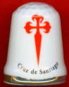 CRUZ DE SANTIAGO, INSIGNIA DE LA ORDEN DE SANTIAGO, FUNDADA EN 1160