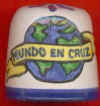 MUNDO EN CRUZ,  DEDAL CREADO PARA ESTE GRUPO DE AMANTES DEL PUNTO DE CRUZ - CELEBRACIN 4 ANIVERSARIO, 2004