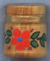  FLOR ROJA - DEDAL DE MADERA