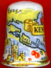 MAPA DE KENT (INGLATERRA)