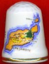 MAPA DE LA ISLA DE LANZAROTE