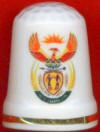 ESCUDO DE SUDFRICA, CAPITAL: PRETORIA Y CIUDAD DEL CABO