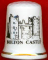 CASTILLO DE BOLTON, WENSLEYDALE (INGLATERRA) MEDIEVAL - DURANTE VARIOS AOS FUE PRISIN DE LA REINA MARA ESTUARDO