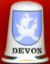 ESCUDO DEL CONDADO DE DEVON (INGLATERRA)