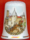 CASTILLO DE CARCASONA (FRANCIA) S.XII Y MURALLAS DE LA CIT�, SON PATRIMONIO DE LA HUMANIDAD DESDE 1997 - OBSEQUIO DE MI AMIGA CARMEN COSTART DE GIRONA