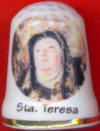 STA. TERESA DE JESS(TERESA DE AHUMADA) VILA 28-3-1915 - ALBA DE TORMES (SALAMANCA) 15-10-1582, PATRONA DE VILA - FESTIVIDAD EL 15 DE OCTUBRE - ENVIADO POR ALY, DE VILA