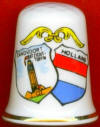 ESCUDO DE ZANDVOORT Y BANDERA DE HOLANDA