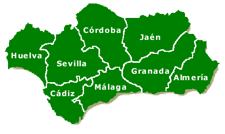 MAPA DE ANDALUCA